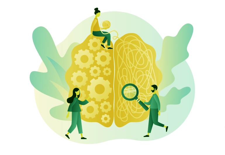 Illustration zum Thema Verhaltenstherapie